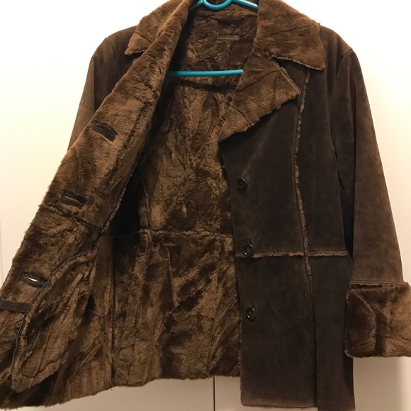 Guess genuine leather jacket with fur lining - Picture 2 of 4